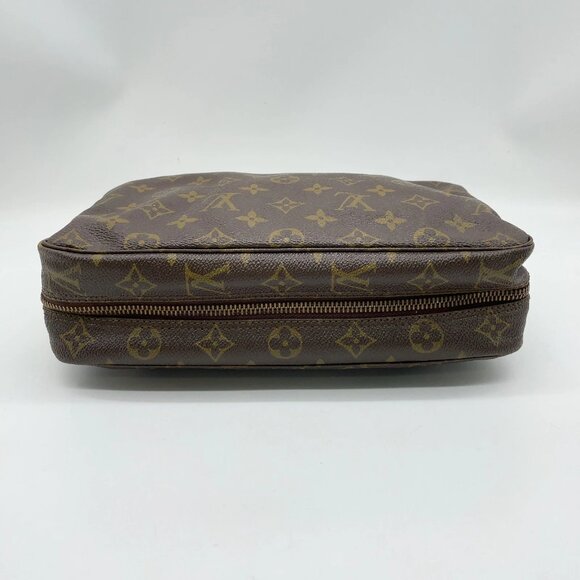 Authentic Louis Vuitton Monogram Trousse Toilette 28 Clutch Bag 186-121525 - Picture 7 of 16